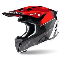 TW2T55 AIROH TWIST 2.0 TECH CASCO ENDURO CROSS OFF ROAD RED GLOSS - M