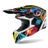 WRL35 AIROH WRAAP LOLLIPOP CASCO ENDURO CROSS OFF ROAD GLOSS