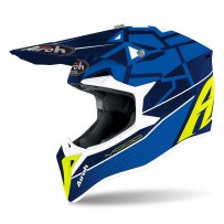 WRM18 AIROH WRAAP MOOD CASCO ENDURO CROSS OFF ROAD BLUE GLOSS - XL