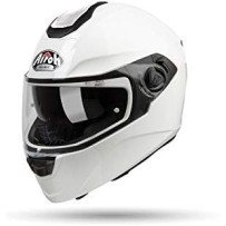 ST314 AIROH ST301 CASCO INTEGRALE MOTO DOPPIA VISIERA BIANCO LUCIDO