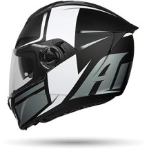 ST3WO17 AIROH ST301 WONDER CASCO INTEGRALE MOTO DOPPIA VISIERA NERO OPACO - XL