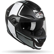 ST3WO17 AIROH ST301 WONDER CASCO INTEGRALE MOTO DOPPIA VISIERA NERO OPACO - XL
