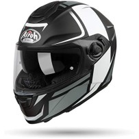 ST3WO17 AIROH ST301 WONDER CASCO INTEGRALE MOTO DOPPIA VISIERA NERO OPACO - XL