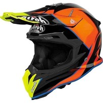 TOVS18 AIROH TERMINATOR SLIDER CASCO ENDURO CROSS OFF ROAD AZURE GLOSS - L