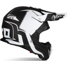 TOVS17 AIROH TERMINATOR SLIDER CASCO ENDURO CROSS OFF ROAD BLACK MATT