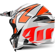 TOVSH32 AIROH TERMINATOR SHOCK CASCO ENDURO CROSS OFF ROAD ORANGE GLOSS- XL