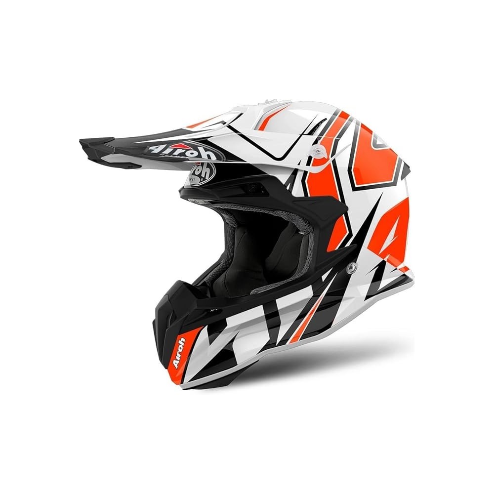 TOVSH32 AIROH TERMINATOR SHOCK CASCO ENDURO CROSS OFF ROAD ORANGE GLOSS- XL TOVSH32 AIROH TERMINATOR SHOCK CASCO ENDURO CROSS OFF ROAD ORANGE GLOSS- XL