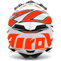 TOVSH32 AIROH TERMINATOR SHOCK CASCO ENDURO CROSS OFF ROAD ORANGE GLOSS- XL