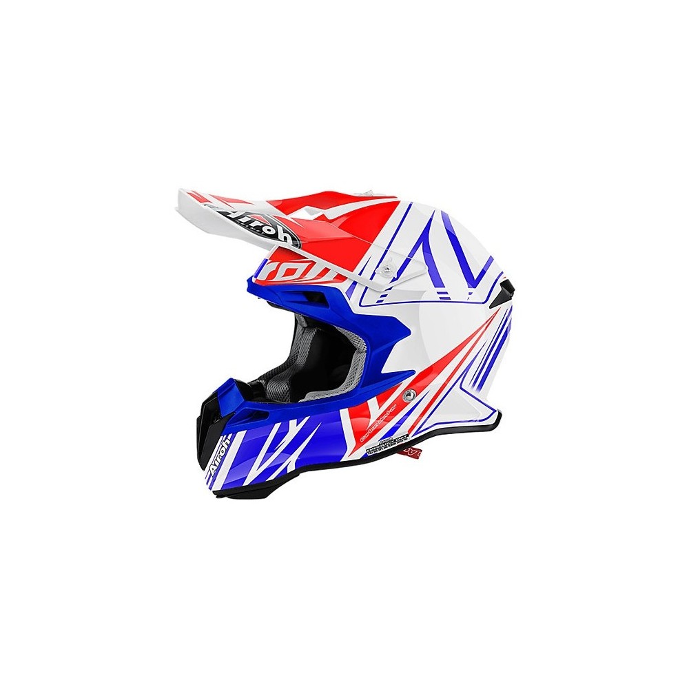 T2CU38 AIROH TERMINATOR 2.1 CUT COLOR CASCO ENDURO CROSS OFF ROAD GLOSSY WHITE - S T2CU38 AIROH TERMINATOR 2.1 CUT COLOR CASCO ENDURO CROSS OFF ROAD GLOSSY WHITE - S