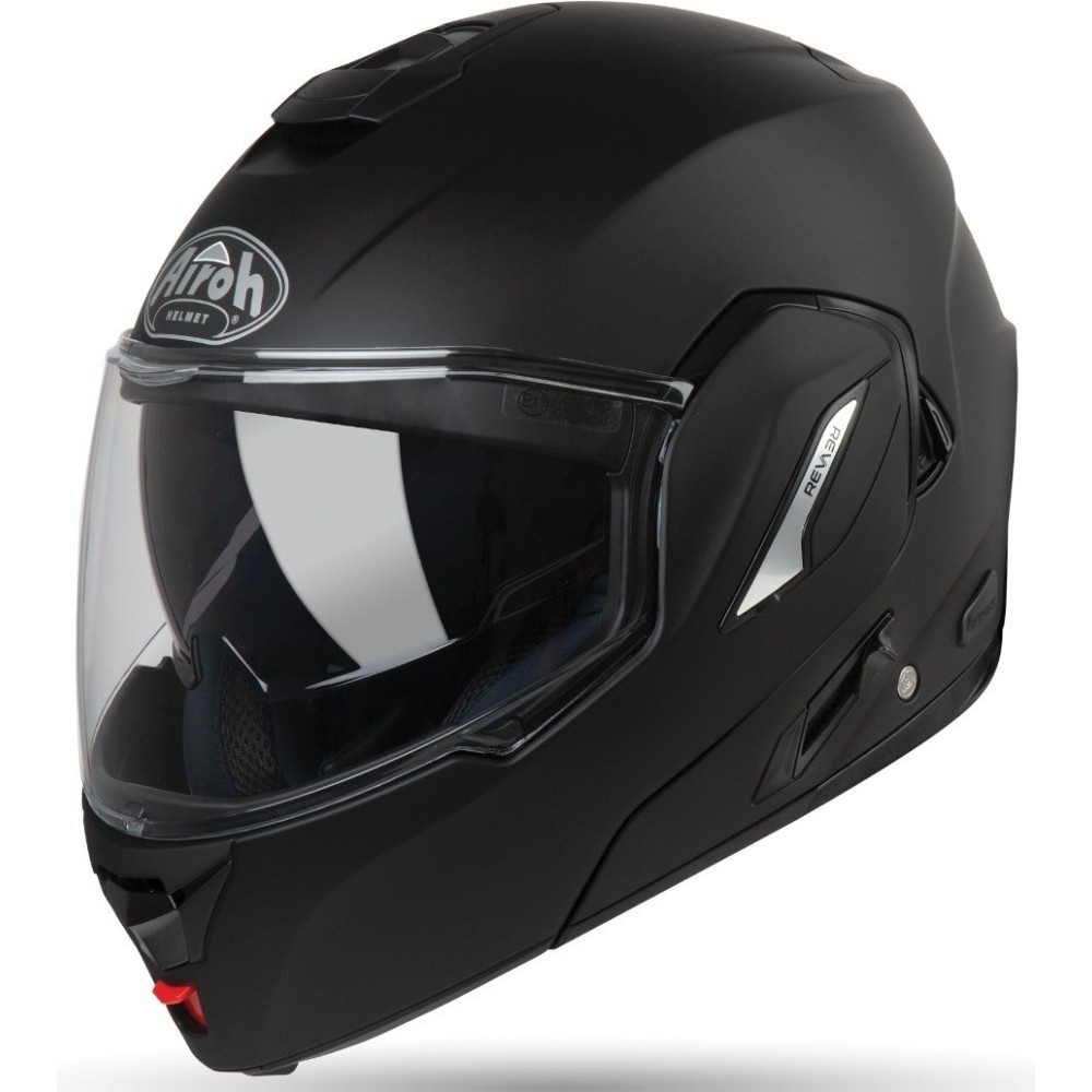 RE1911 AIROH REV 19 CASCO MODULARE REVERSIBILE DOPPIA VISIERA BLACK MATT - XXL