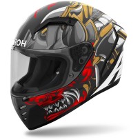 CNS17 AIROH CONNOR SAMURAI CASCO MOTO INTEGRALE MATT
