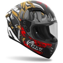 CNS17 AIROH CONNOR SAMURAI CASCO MOTO INTEGRALE MATT