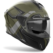 SP2D70 AIROH SPARK 2 DART CASCO MOTO INTEGRALE DOPPIA VISIERA VERDE MILITARE OPACO - XL