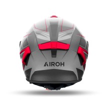 SP2SH55 AIROH SPARK 2 SHADOW CASCO MOTO INTEGRALE DOPPIA VISIERA RED GLOSS