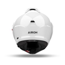 MTH214 AIROH MATHISSE 2 CASCO MODULARE REVERSIBILE DOPPIA OMOLOGAZIONE WHITE GLOSS