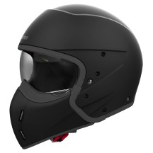 J111 AIROH J110 CASCO MODULARE SCOMPONIBILE DOPPIA OMOLOGAZIONE BLACK MATT