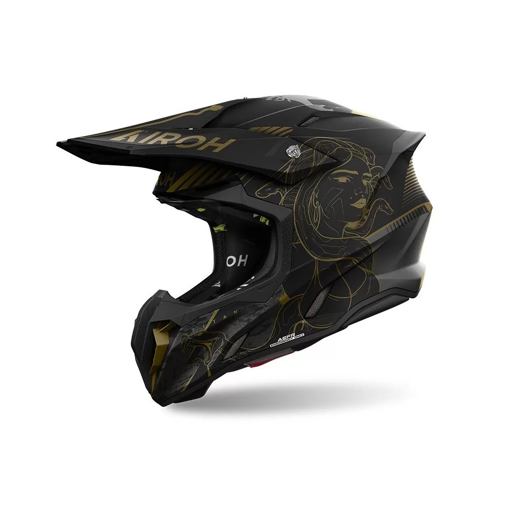 TW3TIT35 AIROH TWIST 3 TITAN CASCO ENDURO CROSS OFF ROAD MATT TW3TIT35 AIROH TWIST 3 TITAN CASCO ENDURO CROSS OFF ROAD MATT