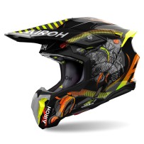 TW3T35 AIROH TWIST 3 TOXIC CASCO ENDURO CROSS OFF ROAD GLOSS
