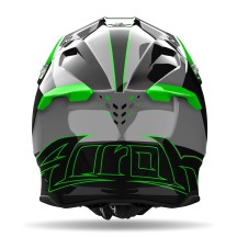 TW3S33 AIROH TWIST 3 SHARD CASCO ENDURO CROSS OFF ROAD GREEN GLOSS