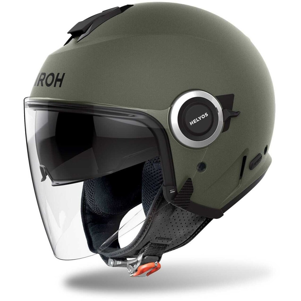 HE670 AIROH HELIOS CASCO JET MOTO SCOOTER DOPPIA VISIERA MILITARY GREEN MATT HE670 AIROH HELIOS CASCO JET MOTO SCOOTER DOPPIA VISIERA MILITARY GREEN MATT