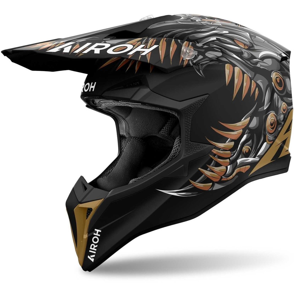 WRAC35 AIROH WRAAP CYBORG CASCO ENDURO CROSS OFF ROAD MATT WRAC35 AIROH WRAAP CYBORG CASCO ENDURO CROSS OFF ROAD MATT