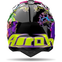 WRAM17 AIROH WRAAP MUSIC CASCO ENDURO CROSS OFF ROAD GLOSS