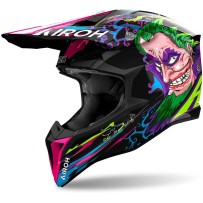 WRAM17 AIROH WRAAP MUSIC CASCO ENDURO CROSS OFF ROAD GLOSS