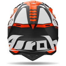 WRF32 AIROH WRAAP FEEL CASCO ENDURO CROSS OFF ROAD ORANGE MATT