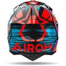 WRC32 AIROH WRAAP CYBER CASCO ENDURO CROSS OFF ROAD ORANGE GLOSS