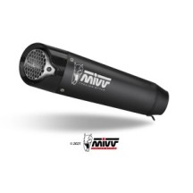 D.048.LC5B MIVV TERMINALE DI SCARICO MARMITTA X-M5 NERO DUCATI MONSTER 937 2021 2022 2023 2024 2025