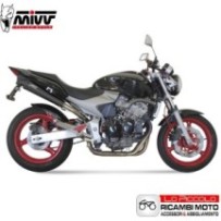 H.020.LC3B MIVV TERMINALE DI SCARICO MARMITTA X-CONE NERO HONDA HORNET 600 2003 2004