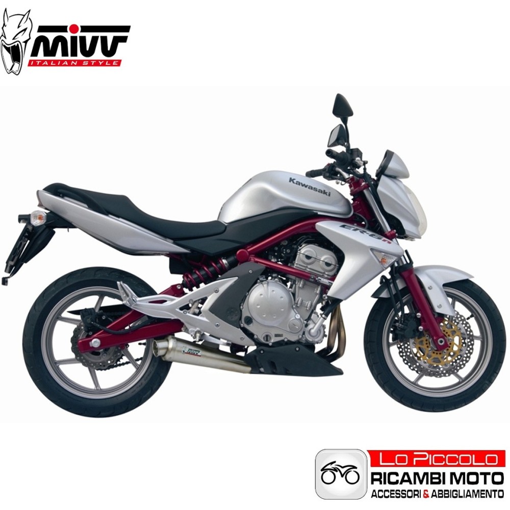 K.015.LC3 MIVV TERMINALE DI SCARICO MARMITTA X-CONE ACCIAIO INOX KAWASAKI ER-6N 650 2005 2006 K.015.LC3 MIVV TERMINALE DI SCARICO MARMITTA X-CONE ACCIAIO INOX KAWASAKI ER-6N 650 2005 2006