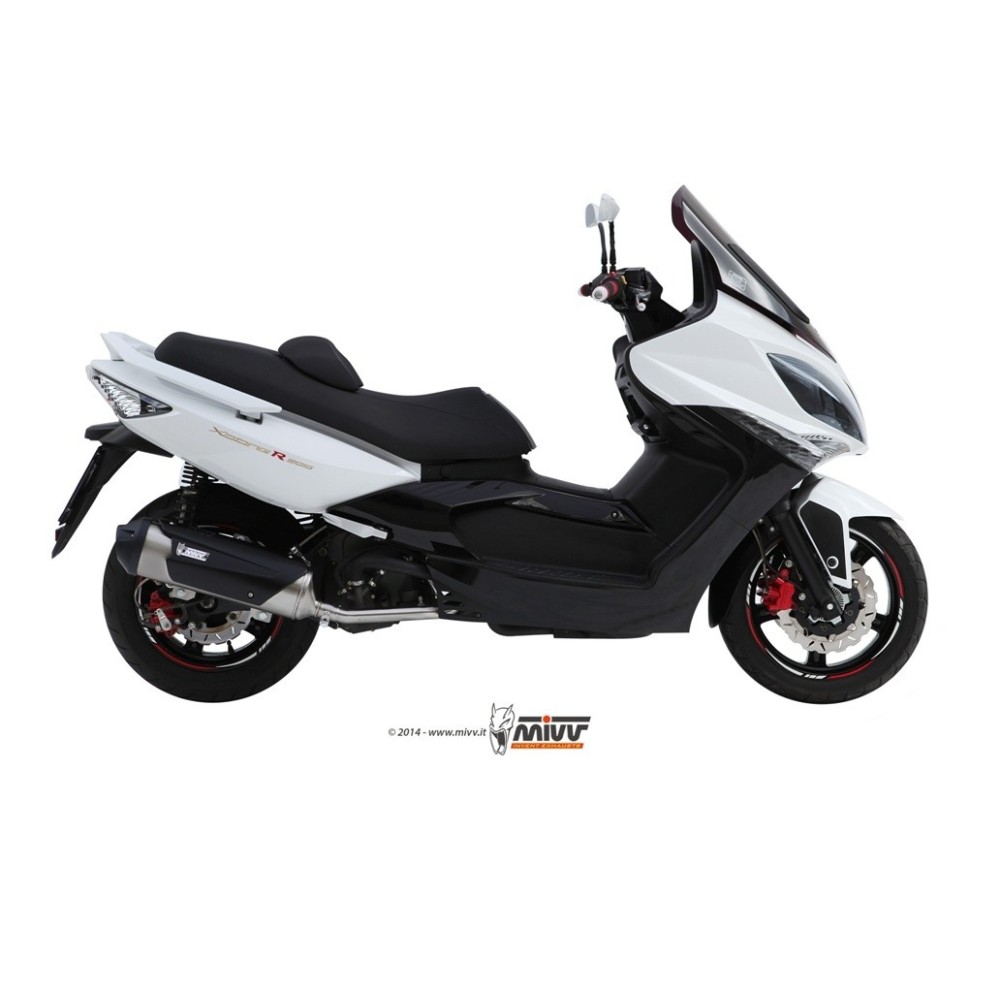 C.KY.0014.B MIVV TERMINALE DI SCARICO MARMITTA URBAN INOX KYMCO XCITING 500 2005 2006 2007 2008 C.KY.0014.B MIVV TERMINALE DI SCARICO MARMITTA URBAN INOX KYMCO XCITING 500 2005 2006 2007 2008
