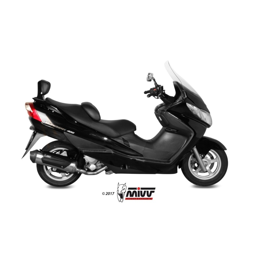 C.SU.0009.B MIVV TERMINALE DI SCARICO MARMITTA URBAN INOX SUZUKI BURGMAN 250 2003 2004 2005 2006 C.SU.0009.B MIVV TERMINALE DI SCARICO MARMITTA URBAN INOX SUZUKI BURGMAN 250 2003 2004 2005 2006