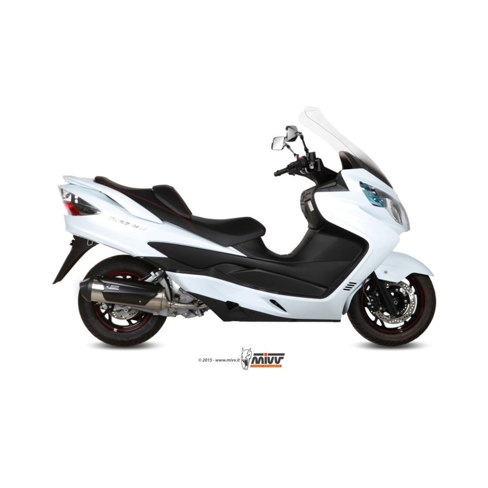 C.SU.0007.K MIVV TERMINALE DI SCARICO MARMITTA URBAN INOX SUZUKI BURGMAN 400 2007 2008 2009 2010