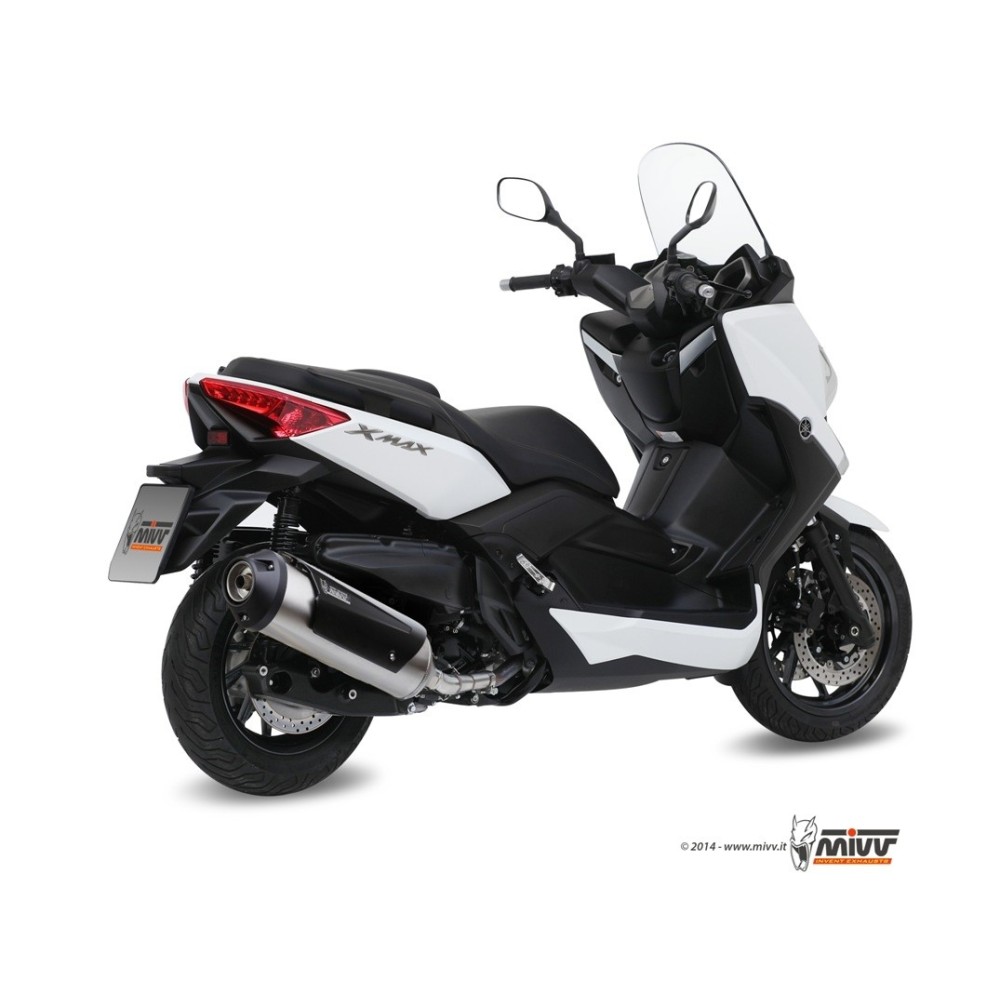 C.YA.0009.K MIVV TERMINALE DI SCARICO MARMITTA URBAN INOX YAMAHA X-MAX 400 2013 2014 2015 2016