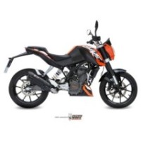 KT.009.L9 MIVV TERMINALE DI SCARICO MARMITTA SUONO NERO KTM 125 DUKE 2011 2012 2013
