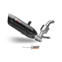 KT.012.L9 MIVV TERMINALE DI SCARICO MARMITTA SUONO NERO KTM 390 DUKE 2013 2014 2015 2016
