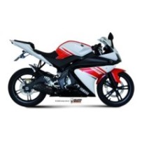 Y.030.L9 MIVV TERMINALE DI SCARICO MARMITTA SUONO NERO YAMAHA YZF R 125 2008 2009 2010