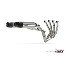 X.YA.0004.S7 MIVV TERMINALE DI SCARICO IMPIANTO COMPLETO MARMITTA SUONO INOX YAMAHA YZF 1000 R1 2009 2010 2011