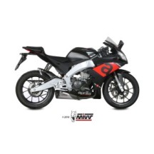 A.011.LDRX MIVV TERMINALE DI SCARICO MARMITTA DELTA RACE INOX APRILIA TUONO 125 2017 2018 2019 2020