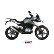 B.035.LDRX MIVV TERMINALE DI SCARICO MARMITTA DELTA RACE INOX BMW G 310 GS 2017 2018 2019 2020