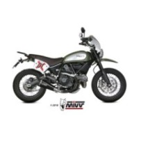 D.035.LDRB MIVV TERMINALE DI SCARICO MARMITTA DELTA RACE NERO DUCATI SCRAMBLER 800 2015 2016 2017