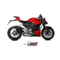 D.046.LDRX MIVV TERMINALE DI SCARICO MARMITTA DELTA RACE INOX DUCATI STREETFIGHTERS V2 955 2022 2023