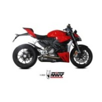 D.046.LDRB MIVV TERMINALE DI SCARICO MARMITTA DELTA RACE NERO DUCATI STREETFIGHTERS V2 955 2022 2023
