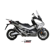 H.080.LDRB MIVV TERMINALE DI SCARICO MARMITTA DELTA RACE NERO HONDA FORZA 750 2021 2022 2023