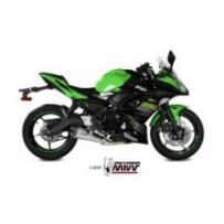 K.044.LDRX MIVV TERMINALE DI SCARICO MARMITTA DELTA RACE INOX KAWASAKI NINJA 650 2017 2018 2019 2020