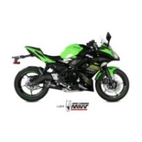 K.044.LDRB MIVV TERMINALE DI SCARICO MARMITTA DELTA RACE NERO KAWASAKI NINJA 650 2017 2018 2019 2020