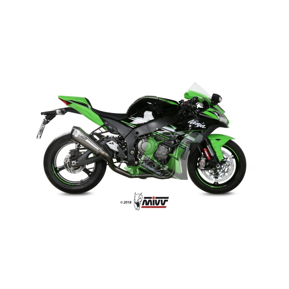 X.KA.0006.SDRX MIVV TERMINALE DI SCARICO MARMITTA DELTA RACE INOX KAWASAKI ZX10-R 1000 2016 2017 2018 X.KA.0006.SDRX MIVV TERMINALE DI SCARICO MARMITTA DELTA RACE INOX KAWASAKI ZX10-R 1000 2016 2017 2018