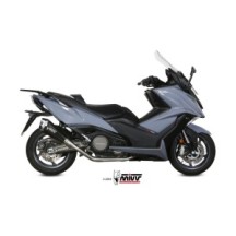 O.009.SDRB MIVV TERMINALE DI SCARICO MARMITTA DELTA RACE NERO KYMCO AK 550 2017 2018 2019 2020
